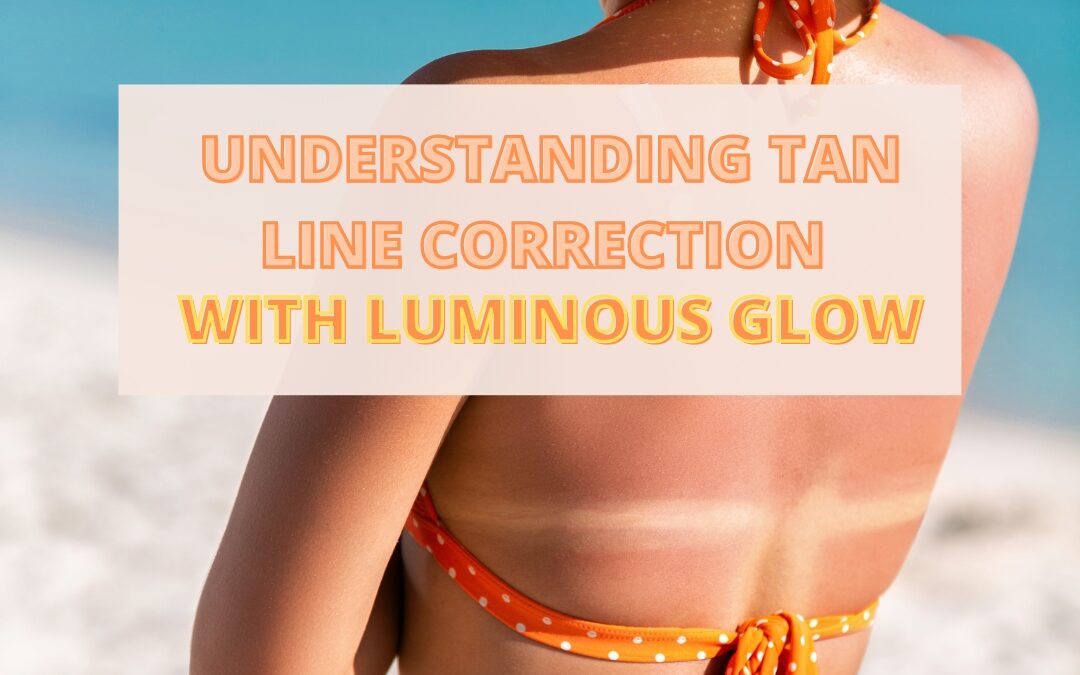 tanning line correction